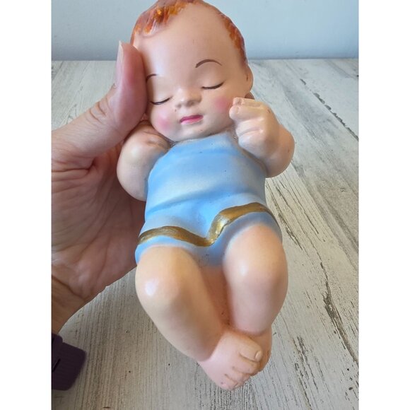 Vintage chalkware? Baby Jesus nativity religious Xmas - Picture 5 of 11
